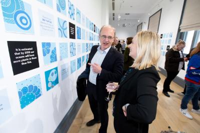 Prof. David Rooney (CASE Research Centre) and Sara Lynch, Head of Sustainability (QUB).